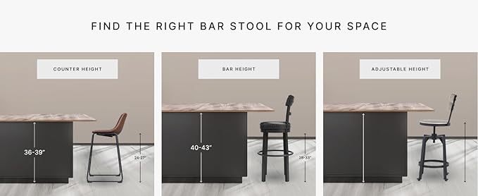 Signature Design by Ashley Caitbrook Rustic 24.63" Counter Height Upholstered Barstool, Set of 2, Gray