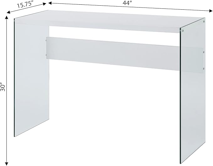 Convenience Concepts SoHo Console Table/Desk, White