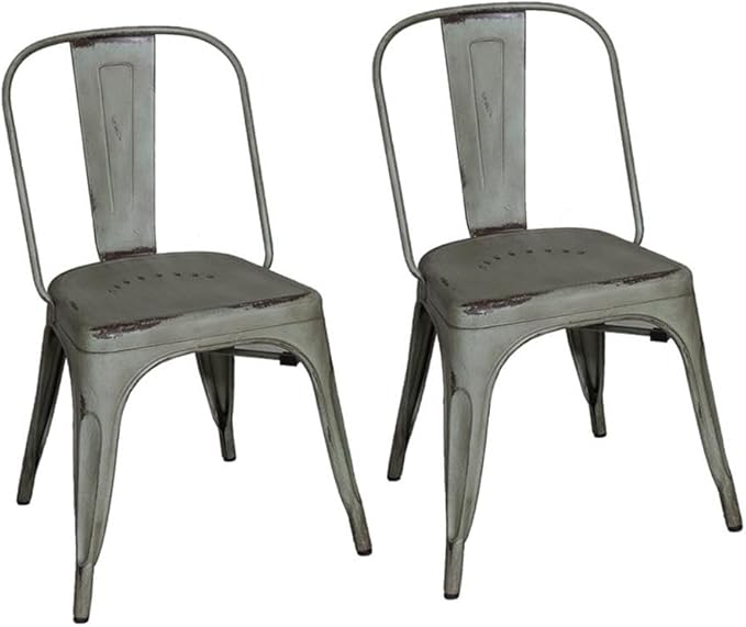 LIBERTY FURNITURE INDUSTRIES, INC. Bow Back Side Chair - Green-Set of 2