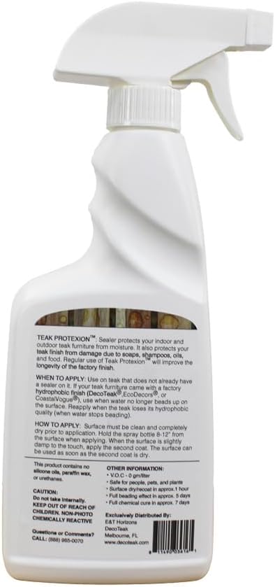 EcoDecors Loveable 16oz Teak Protexion Sealer Spray - 2 Pack