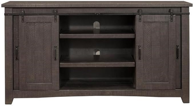 Martin Svensson Home Sierra 65" Solid Wood TV Stand, Grey