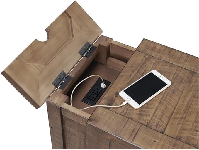 Martin Svensson Home Monterey, Chairside Table, Reclaimed Natural