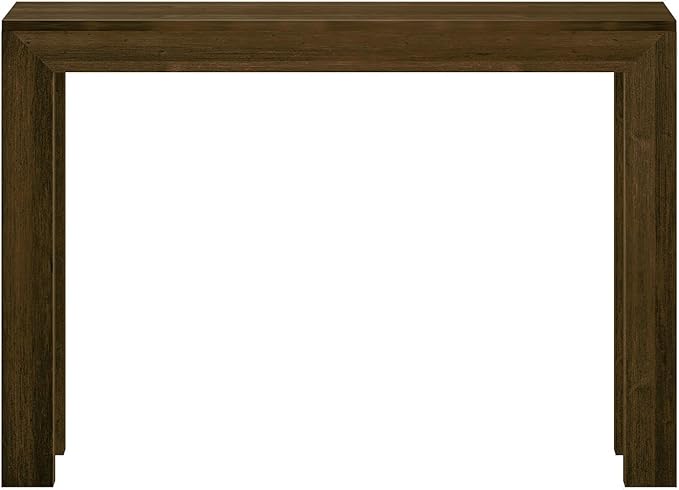 Plank+Beam Modern Solid Wood Console Table, 46.25 Inch, Sofa Table, Narrow Entryway Table for Hallway, Behind The Couch, Living Room, Foyer, Easy Assembly, Walnut