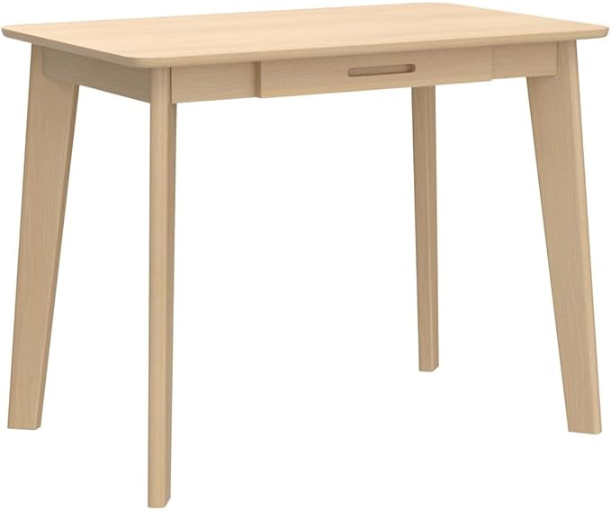 IOTXY Solid Wood Writing Desk - Home Office Workbench Desk with Drawer, Laptop Computer Work Study Table