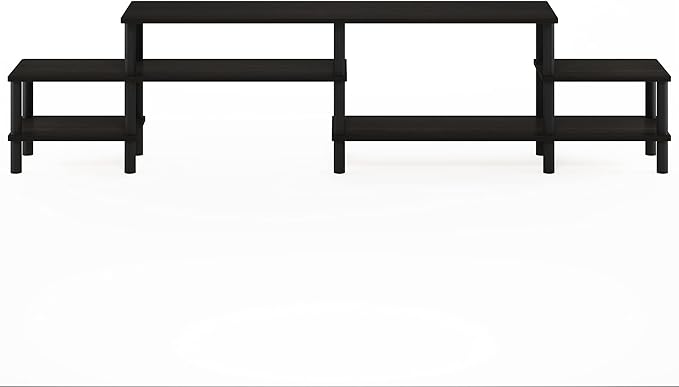 Furinno Turn-N-Tube Grand Stand for TV up, 78 Inch, Espresso