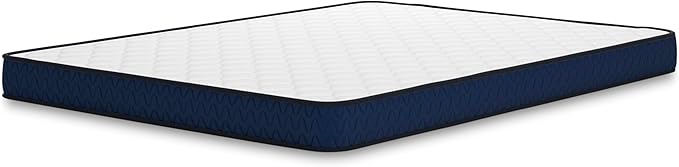 Signature Design by Ashley Full Size Medium Firm 6 Inch Memory Foam Mattress with Breathable Quilted Cover, Fiberglass Free, Mattress in A Box