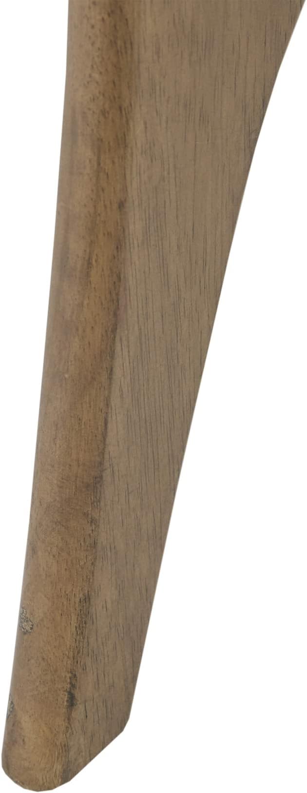 INK+IVY Blaze Triangle Wood Coffee Table Plywood with Wood Veneer Legs, Mid-Century Modern, Easy Assembly, Accent Furniture For Living Room, Minimalist Décor, Light Brown