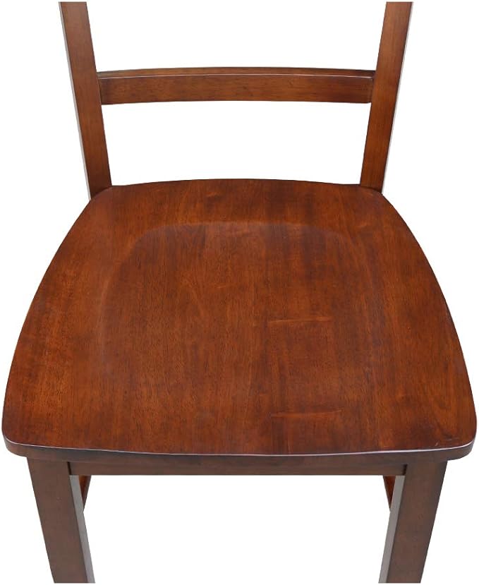 International Concepts Madrid Ladder Back Chair, Espresso