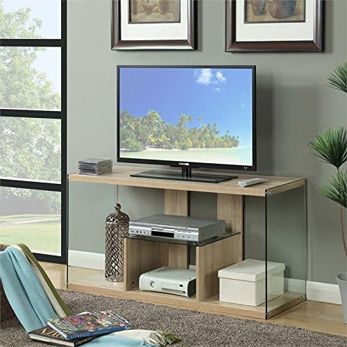 Convenience Concepts SoHo TV Stand, Weathered White