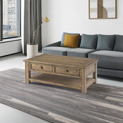 Martin Svensson Home Monterey Solid Wood Coffee Table, Reclaimed Natural