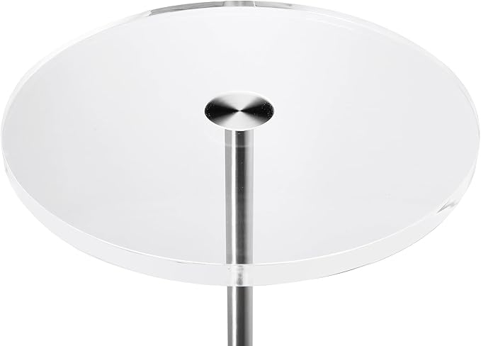 Clear Acrylic End Table,Side Table,for Livingroom,13.5 x 13.5 inch, 23 inch High