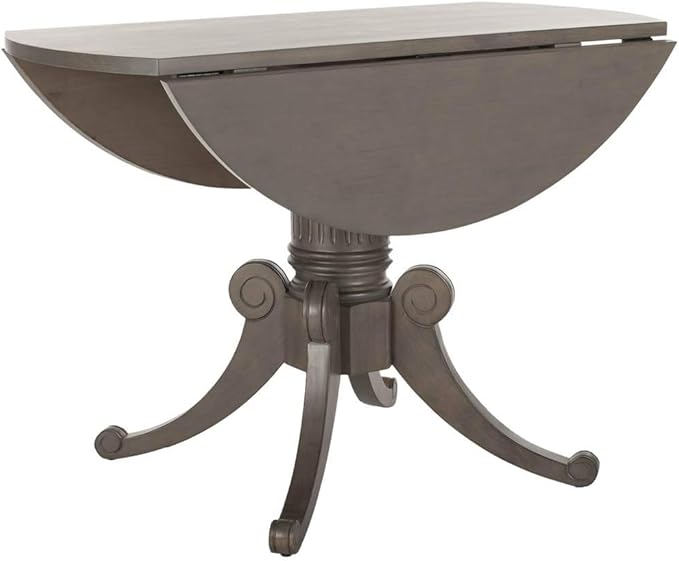 Safavieh Home Forest Traditional Grey Wash Drop Leaf Dining Table