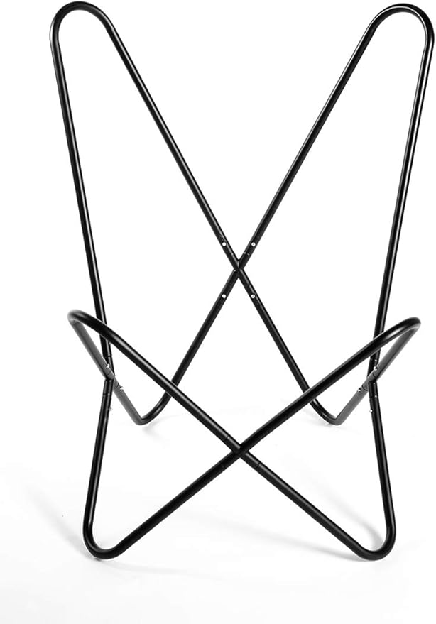 Brown Saddle Butterfly Modern Chair - Genuine Leather