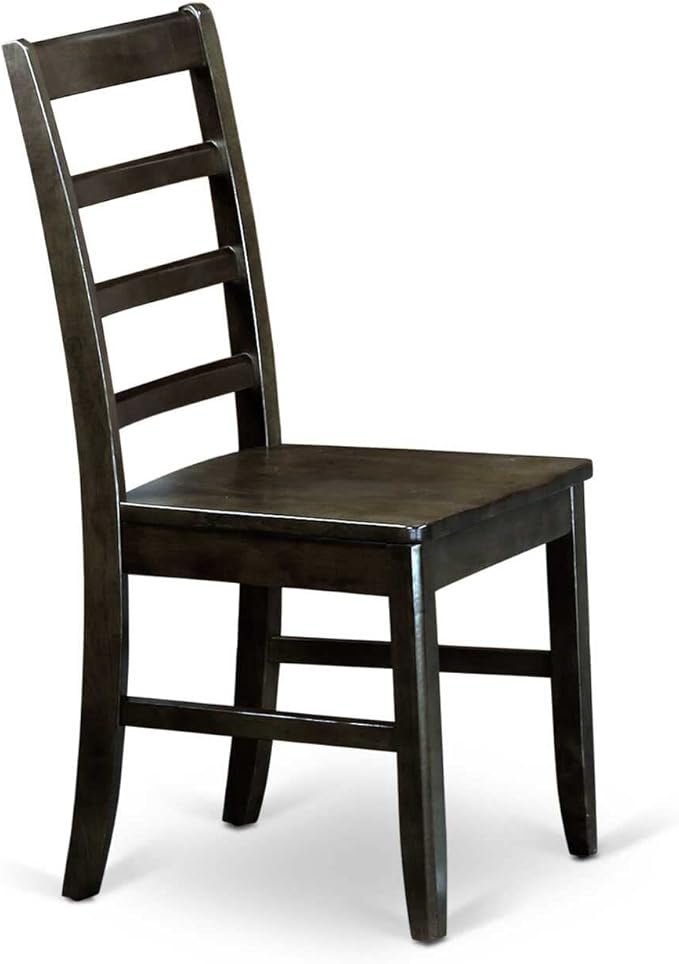 East West Furniture ESVA3-BCH-C 3 Piece Kitchen Table Set for Small Spaces Contains a Round Dining Room Table with Pedestal and 2 Linen Fabric Upholstered Chairs, 30x30 Inch, Black & Cherry