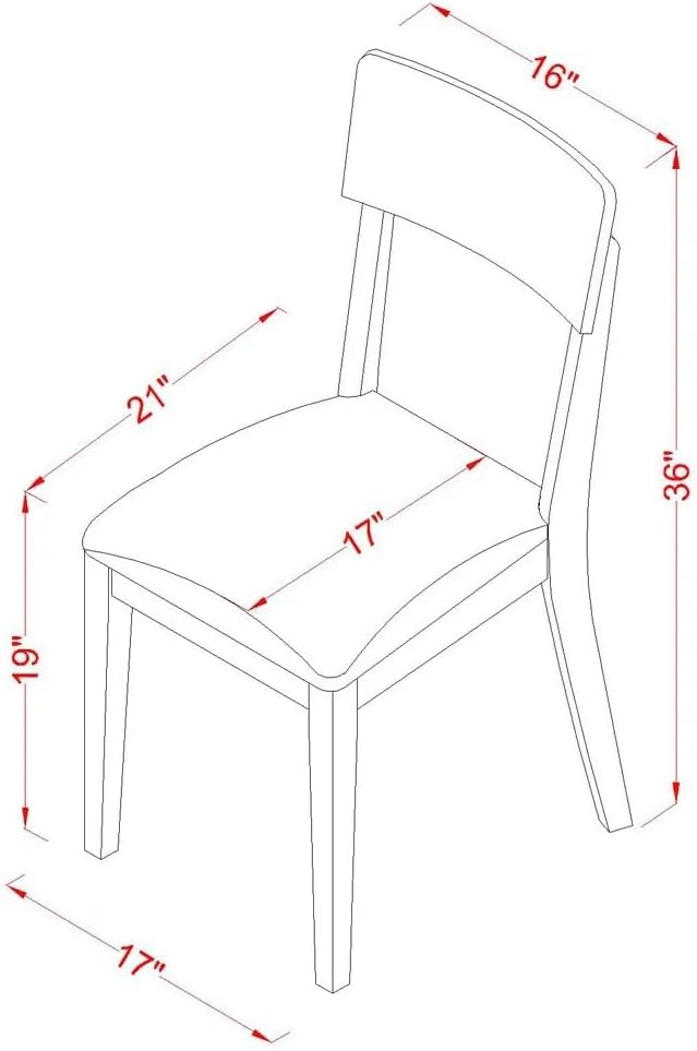 East West Furniture DMAD3-LWH-LC 3 Piece Dinette Set for Small Spaces Contains a Round Dining Table with Dropleaf and 2 Faux Leather Dining Room Chairs, 42x42 Inch, Linen White