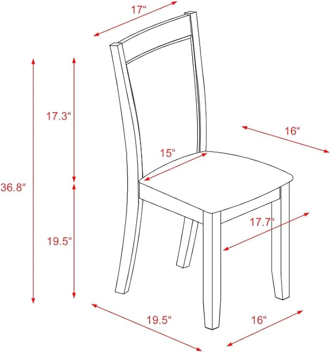 East West Furniture X677MZ606-6 6 Piece Dinette Set Contains a Rectangle Dining Table with X-Legs and 4 Shitake Linen Fabric Parson Chairs with a Bench, 40x72 Inch, Multi-Color