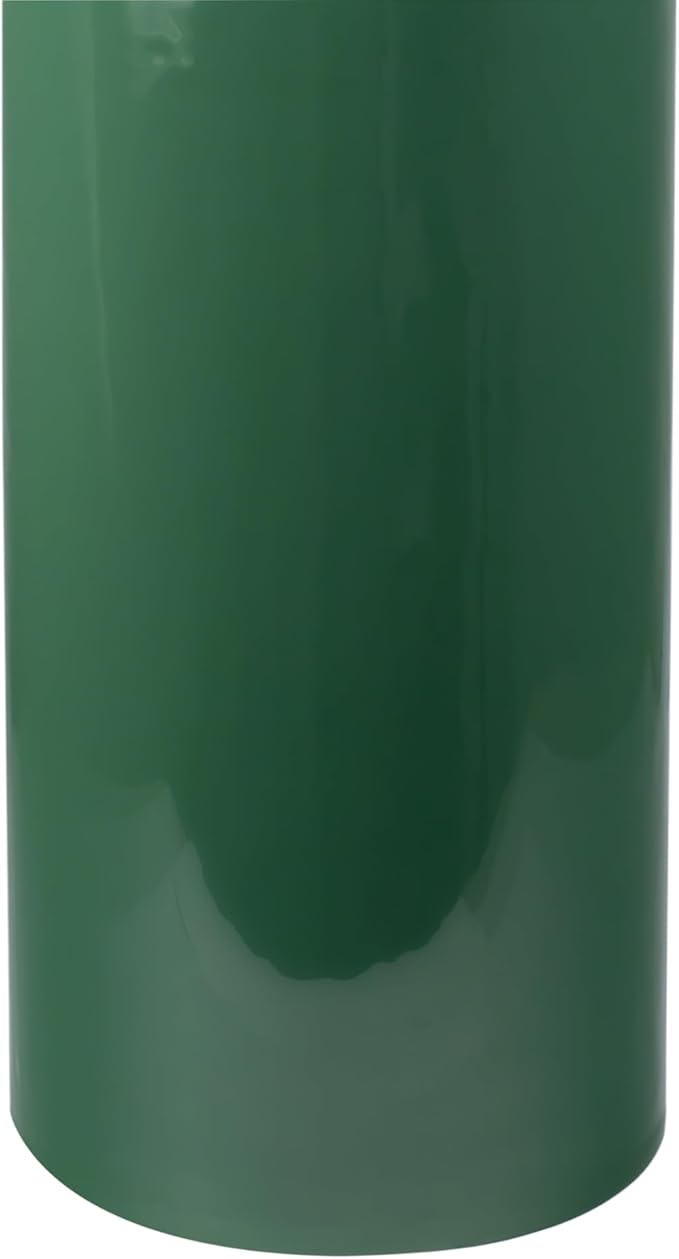 JONATHAN Y END1008A Miles 22.75" Mid-Century Modern Metal Sleek Cylinder Drink Table, Green for Living Room, Bedroom, Office, Bathroom