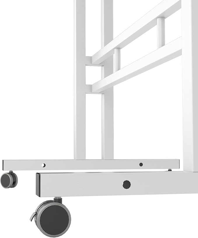 soges 23.6inches Height Adjustable Desk Laptop Desk on The Wheels, Rolling Stand Up Desk Computer Desk Adjustable Standing Desk Sit and Stand Desk Portable Laptop Table, Oak