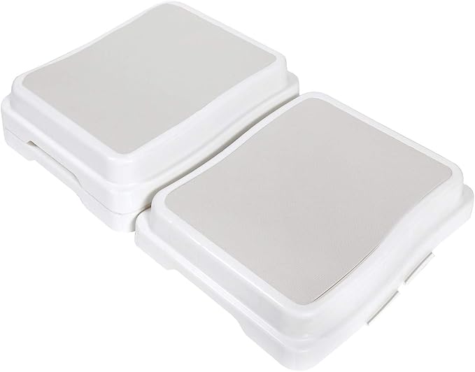 SUPPORT PLUS Stackable Bathtub Steps for Seniors Toilet Stool Bed Steps for High Beds for Adults - Set of 3 Steps