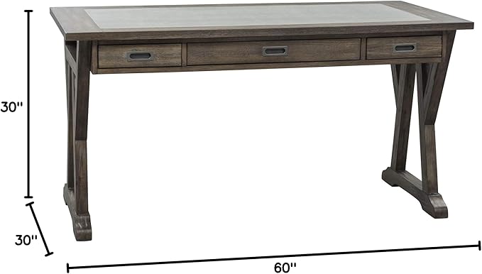 LIBERTY FURNITURE INDUSTRIES, INC. Stone Brook Complete 3 Piece Desk