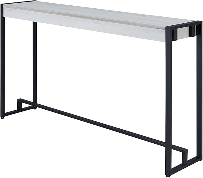 Holly & Martin Macen Console - Black with Distressed White