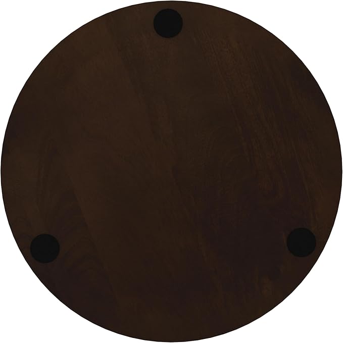 Walnut Mango Wood End/Side Round Table