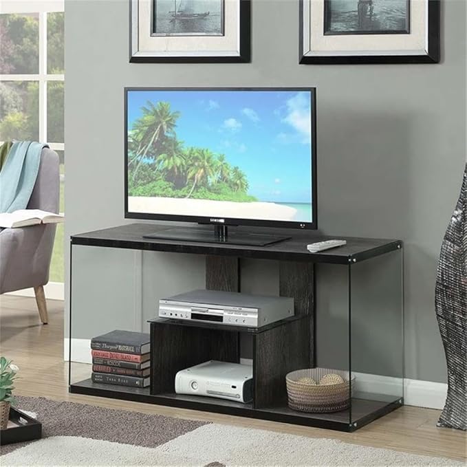 Convenience Concepts SoHo TV Stand, Weathered Gray
