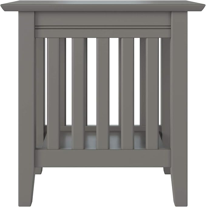 AFI Mission Chair Side Table in Grey