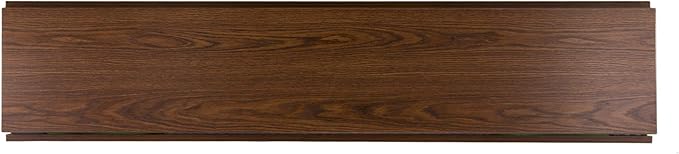SEI Furniture Driness Drop Leaf Convertible Console to Dining Table, Dark Tobacco, Gunmetal Gray