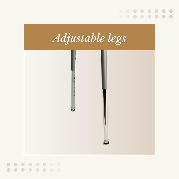 OEF Furnishings (2 Pack Height Adjustable Steel Stools, Grey, 25-33"