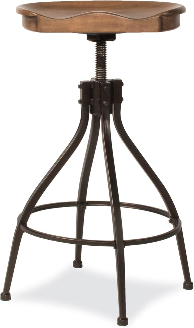 Bar Stool - Silverton Bar Stool with Open Lattice - Hillsdale Furniture - 4734-830, Brown