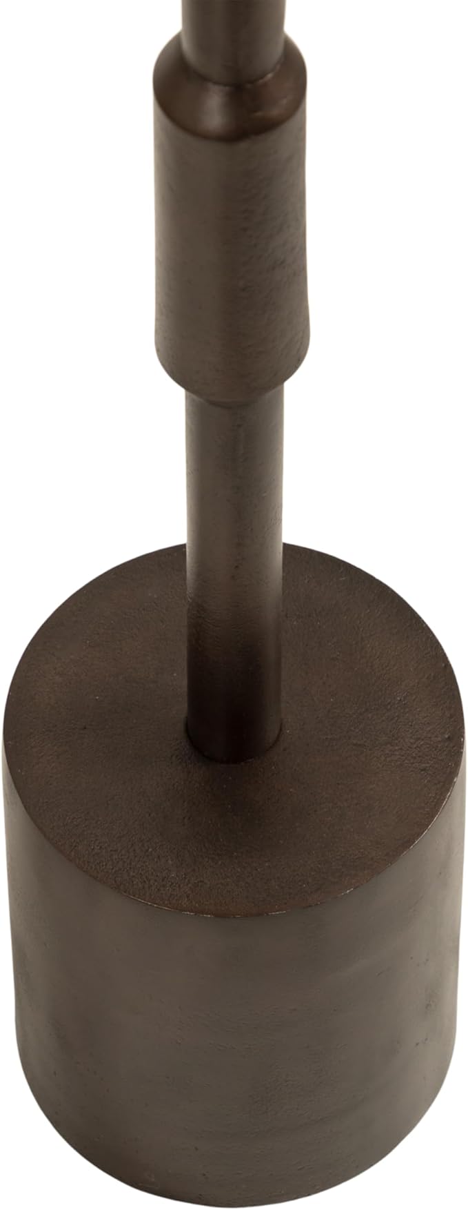Kate and Laurel Truxton Modern Round Metal Drink Table, 9 x 9 x 22, Bronze, Transitional Cast Aluminum Pedestal Table for Use as Indoor Plant Stand or Living Room Decor