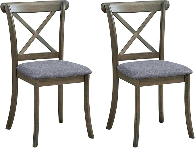 Wooden Dining Chairs Set of 2, Kitchen Chairs Upholstered Dining Chair, Farmhouse Dining Chairs for Dining Table, Max Load 300 Lbs,Oak