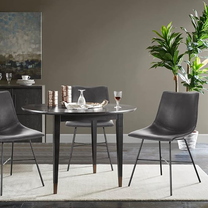 Poly and Bark Paxton Dining Chair, Set of 2 Grey