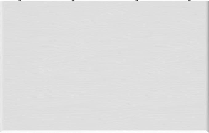 SIMPLIHOME Draper Solid Hardwood 64 inch x 22 inch Mid Century Modern Bookcase and Storage Unit in White for The Living Room, Study Room and Office