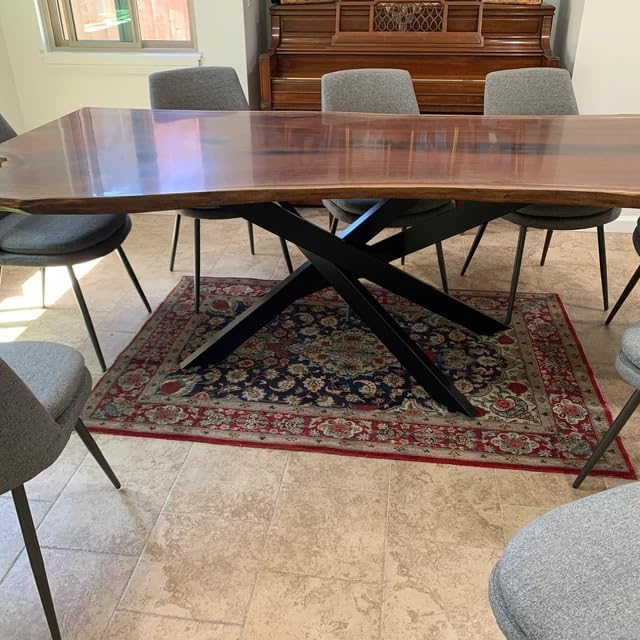 30 Inch Metal Table Legs, Heavy Duty Desk Legs Combinatorial Dining Table Legs for Wood, Glass, Marble Tabletop, Table Base Only These Table Leg Come in a Golden Ratio Design