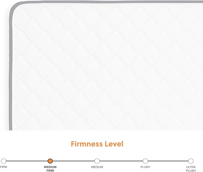 Signature Design by Ashley King Size Medium Firm 6 Inch Memory Foam Mattress with Breathable Quilted Cover, Fiberglass Free, Mattress in A Box