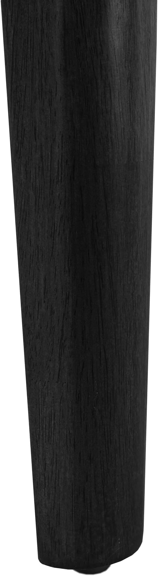 Christopher Knight Home Bengi Mid - Century Modern Dining Table for 4 People, Rubberwood Kitchen Table with Faux Wood Tabletop, Compact Rectangular Dinner Furniture for Dining Room, Black