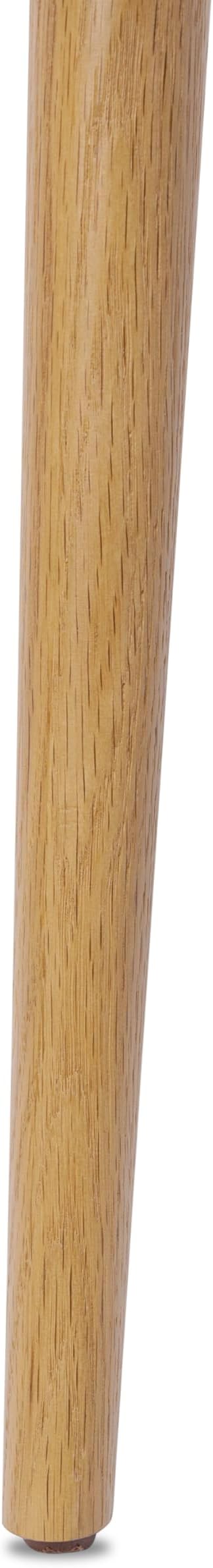 POLY & BARK Mid Century Modern Enzo Oak Dining Chair – Solid Oak Wood Splat Back Chair, 18" Seat Height, 32" Tall – Stylish MCM Kitchen & Dining Room Chair