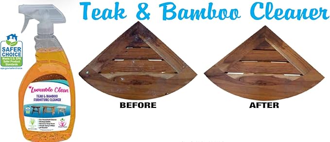 EcoDecors 24 pz. Teak Oil Protective Teak Sealer Wood Oil Indoor/Outdoor and Teak Cleaner Protective Teak Wood Restorer Eco Household Wood Furniture Cleaner Spray Bottle