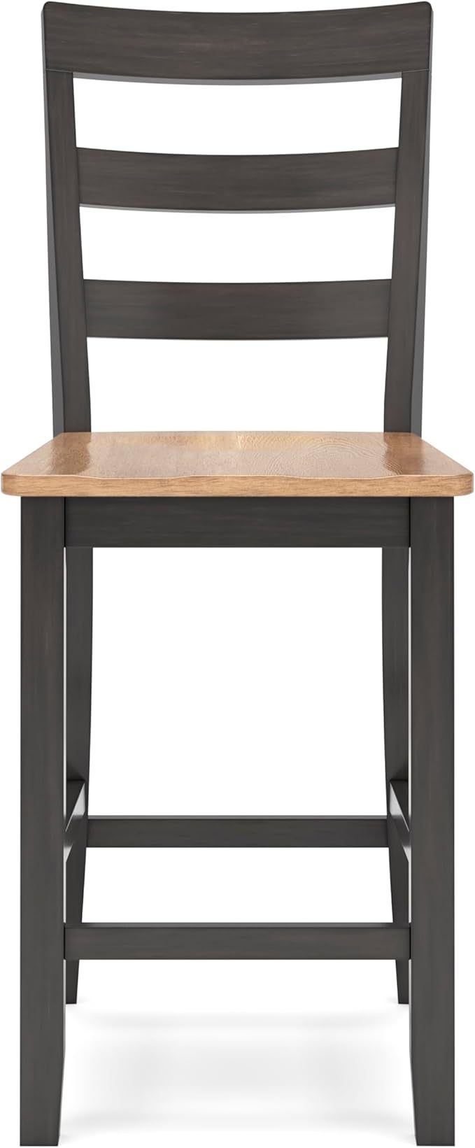 Signature Design by Ashley Gesthaven Solid Wood Frame Counter Height Barstool, Set of 2, Natural/Brown