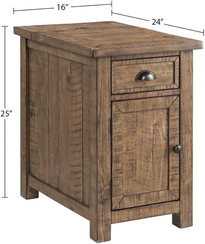 Martin Svensson Home Monterey, Chairside Table, Reclaimed Natural