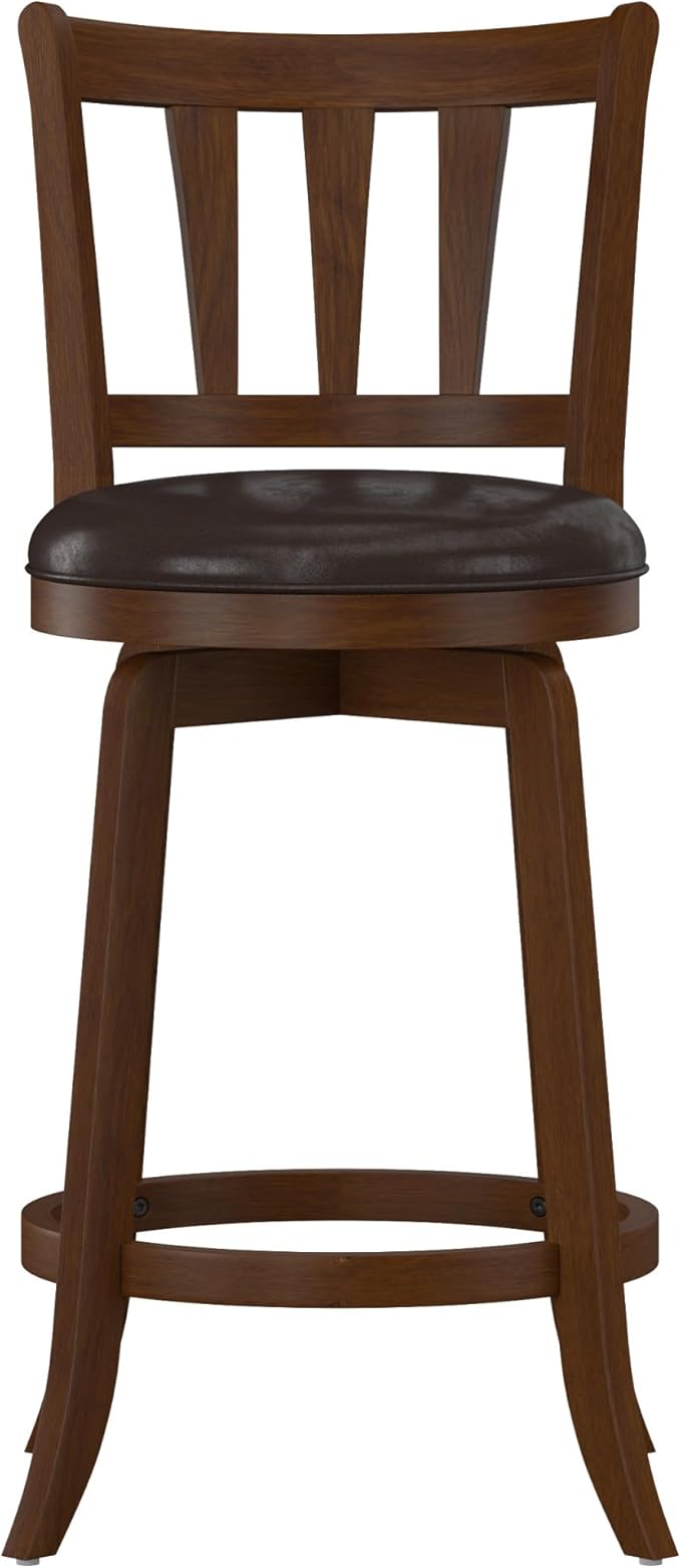 Hillsdale Presque Isle Swivel Stool, Counter Height, Cherry