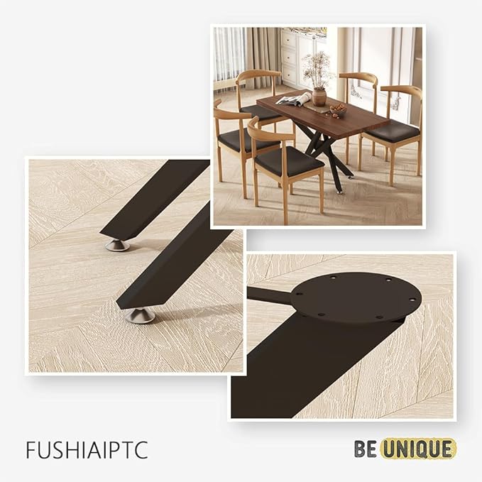 30 Inch Metal Table Legs, Heavy Duty Desk Legs Combinatorial Dining Table Legs for Wood, Glass, Marble Tabletop, Table Base Only These Table Leg Come in a Golden Ratio Design