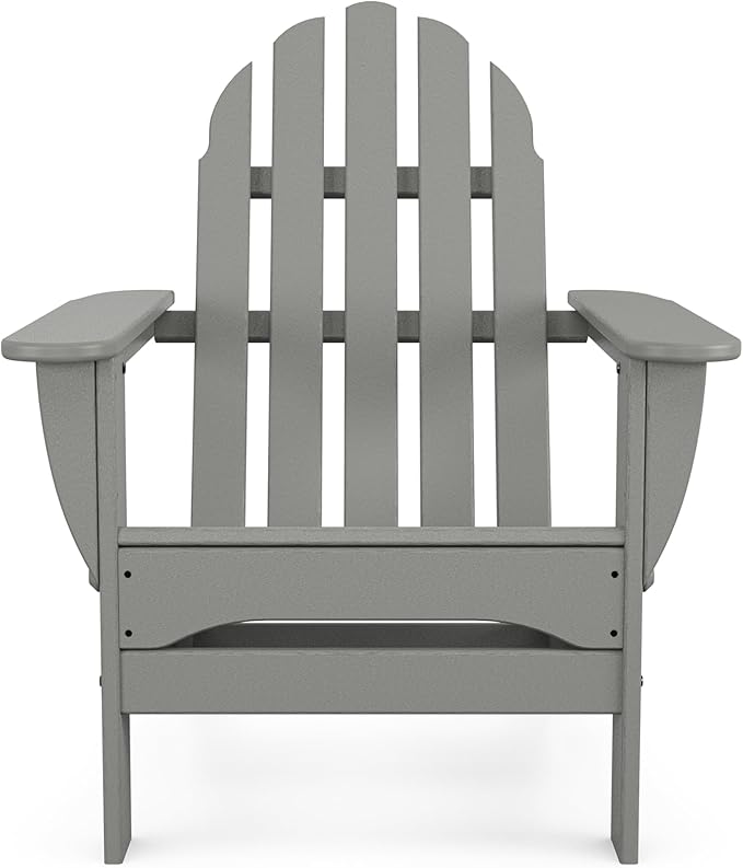 POLYWOOD AD5030GY Classic Folding Adirondack, Slate Grey