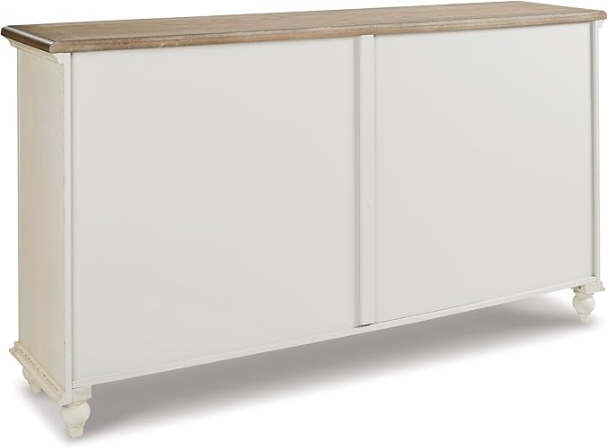 Signature Design by Ashley Roranville French Country Accent Cabinet or Server, White