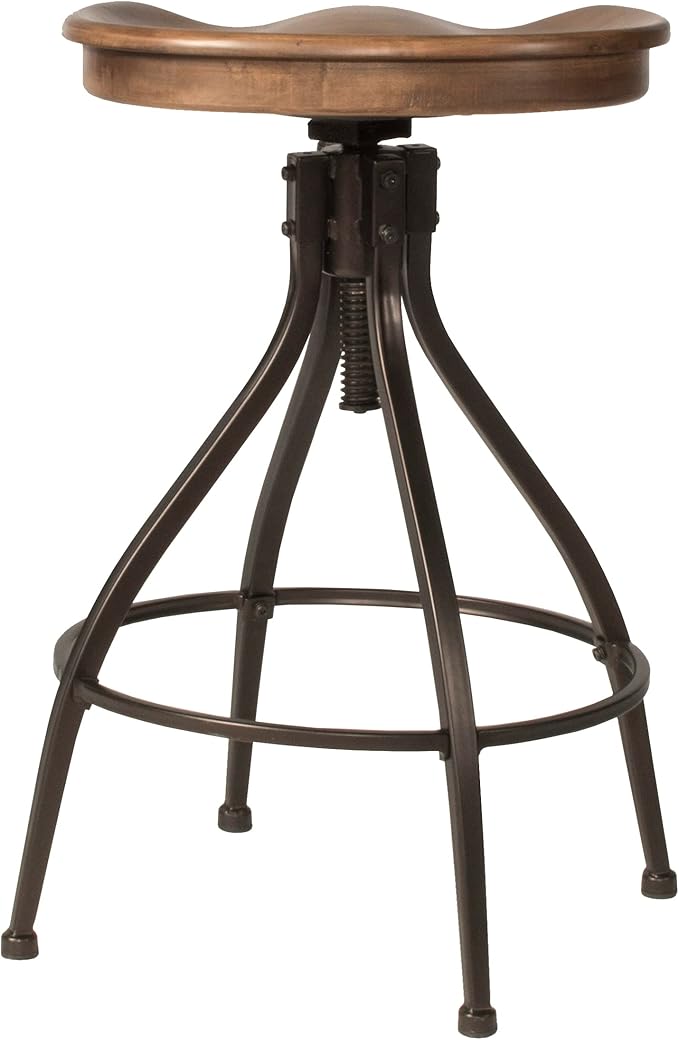 Bar Stool - Silverton Bar Stool with Open Lattice - Hillsdale Furniture - 4734-830, Brown