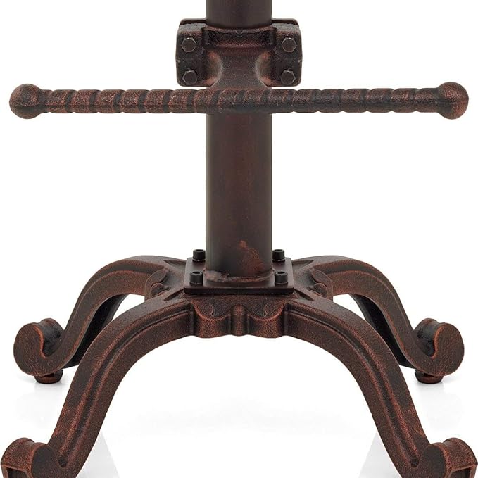 Industrial Bar Stools-Swivel Tractor Seat-Bar Height Adjustable 23-31inch-Kitchen Island Dining Chair