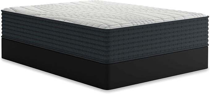Signature Design by Ashley Hybrid 1300 13 Inch Plush Gel Memory Foam Mattress with Edge Support for Pressure Relief, King, Fiberglass Free, Mattress in A Box