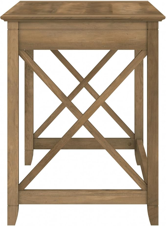 Bush Furniture Key West 48W Writing Desk in Reclaimed Pine